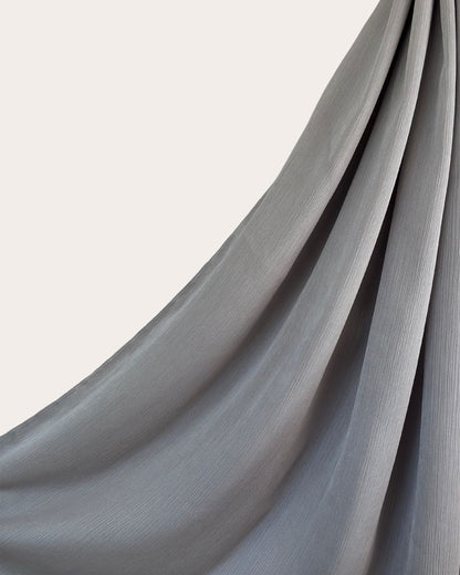 CRINCKLE SILK - TITANIUM