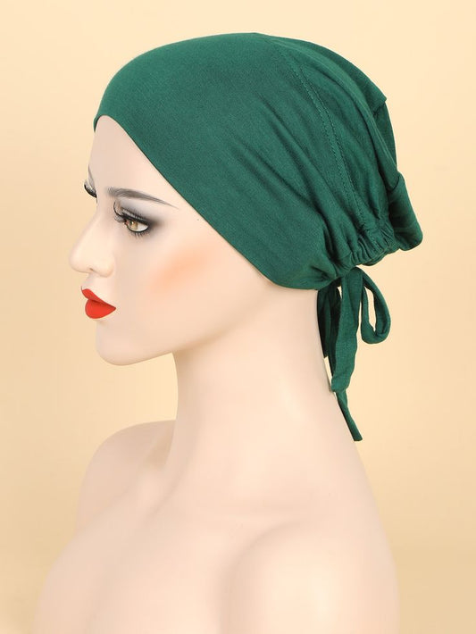 Hijab Cap 4 in 1 - BOTTAL GREEN