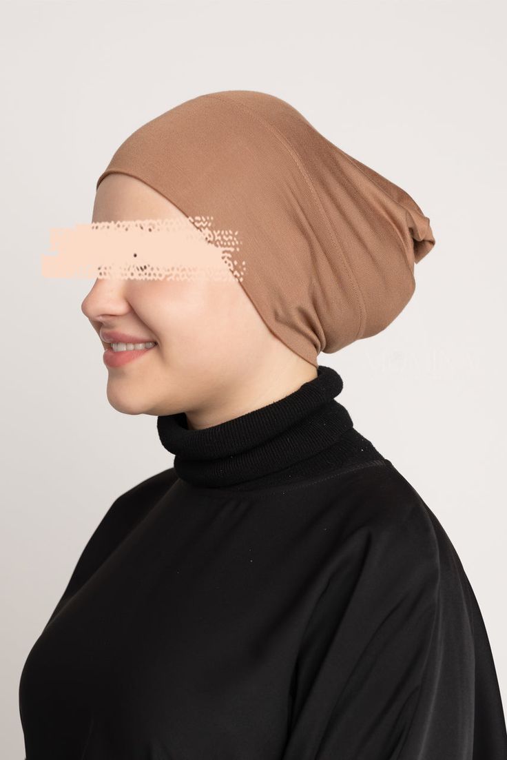 Hijab Cap 4 in 1 - CHOCO BROWN