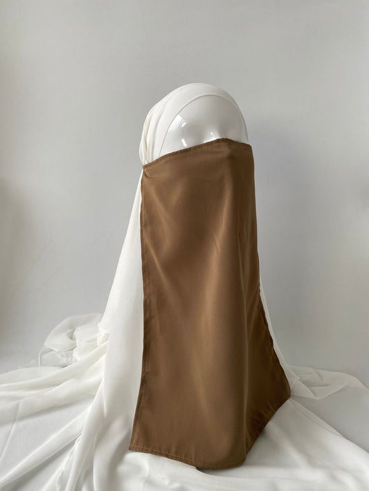 NIQAB - SOFT BROWN