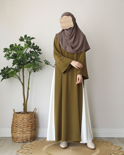 ABAYA - GOLD WITH STOLLER